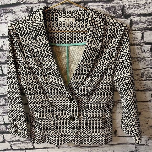 CAbi Du Jour Blazer Jacket Style # 298 - Picture 2 of 7